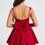 Josie Mini Dress - Red - Image 9