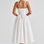 Monroe Midi Dress - Ivory - Image 3