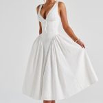 Monroe Midi Dress - Ivory - Image 7