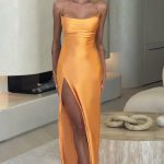 Misha Maxi Dress - Tangerine