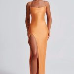 Misha Maxi Dress - Tangerine - Image 4