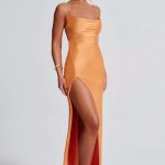 Misha Maxi Dress - Tangerine - Image 6