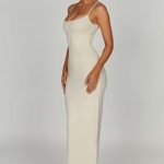 Saskia Maxi Dress - Cream - Image 2