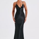Delphine Maxi Dress - Black - Image 3
