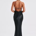 Delphine Maxi Dress - Black - Image 4