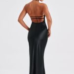 Delphine Maxi Dress - Black - Image 5