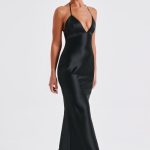 Delphine Maxi Dress - Black - Image 6