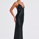 Delphine Maxi Dress - Black - Image 8
