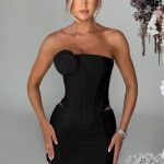 Jacquie Corset - Black - Image 4