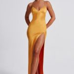 Isobel Maxi Dress - Tangerine - Image 9