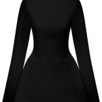 Kelly Mini Dress - Black - Image 8