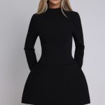 Kelly Mini Dress - Black - Image 18