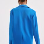 Noa Oversized Suit Jacket - Blue - Image 6
