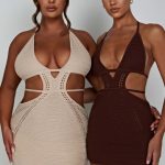 Selena Mini Dress - Chocolate - Image 18