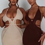 Selena Mini Dress - Chocolate - Image 19