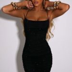 Tonia Mini Dress - Black - Image 3