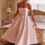 Edith Midi Dress - Blush