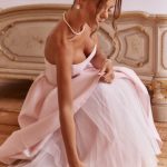 Edith Midi Dress - Blush - Image 2