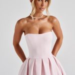 Edith Midi Dress - Blush - Image 5