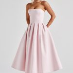 Edith Midi Dress - Blush - Image 7