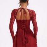 Jacinta Mini Dress - Red - Image 2