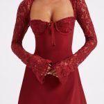 Jacinta Mini Dress - Red - Image 5