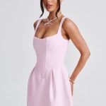 Janiyah Mini Dress - Blush - Image 4