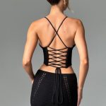 Selma Mini Skirt - Black - Image 2