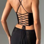 Selma Mini Skirt - Black - Image 10