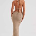 Jia Maxi Skirt - Beige - Image 3