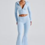 Portia Knit Pants - Baby Blue - Image 7