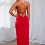 Victoria Maxi Dress - Red - Image 3