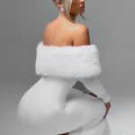 Vittoria Midi Dress - Ivory - Image 3