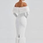 Vittoria Midi Dress - Ivory - Image 4