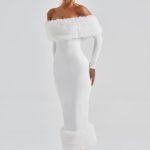 Vittoria Midi Dress - Ivory - Image 6