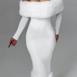 Vittoria Midi Dress - Ivory - Image 7