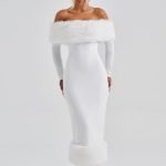 Vittoria Midi Dress - Ivory - Image 9