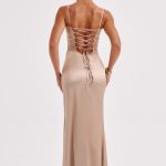Zola Maxi Dress - Champagne - Image 2