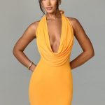 Fallon Mini Dress - Tangerine
