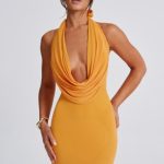 Fallon Mini Dress - Tangerine - Image 8