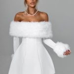 Villanelle Mini Dress - Ivory - Image 5