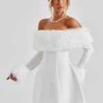 Villanelle Mini Dress - Ivory - Image 9