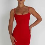 Estee Mini Dress - Red - Image 4