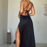 Alecia Maxi Dress - Black - Image 2