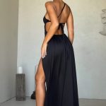 Alecia Maxi Dress - Black - Image 6