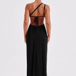 Alecia Maxi Dress - Black - Image 9