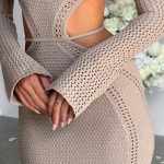 Nadine Maxi Dress - Beige - Image 6