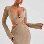 Nadine Maxi Dress - Beige - Image 13