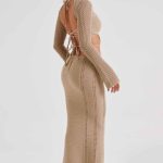 Nadine Maxi Dress - Beige - Image 19