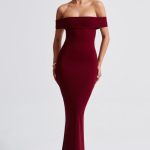Bex Midi Dress - Burgundy